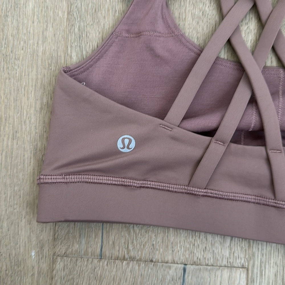 lululemon athletica Energy Bra in dusty rose - Picture 5 of 15